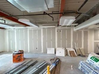 Drywall and Taping Complete
