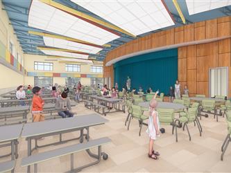 Rendering of a cafetorium