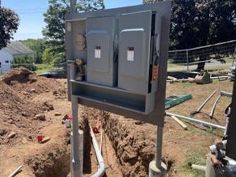 Lyman Site - Electrical Service Meter and Disconnects Installed