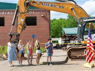 Students and Staff member