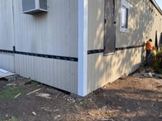 Portable Classroom 1 - Wood Repairs and Siding Installation