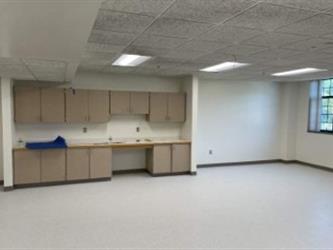 Classroom 141 - Casework and Flooring Complete